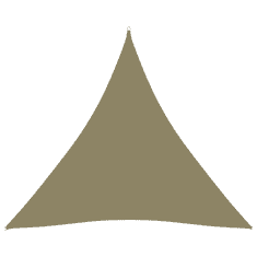 Vidaxl bézs háromszögű oxford-szövet napvitorla 4,5 x 4,5 x 4,5 m (135178)