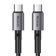 Mcdodo CA-3130 USB-C apa - USB-C apa 2.0 Adat és töltő kábel - Fekete (1m) (CA-3130)