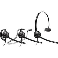Plantronics 88828-02 3 az 1-ben vezetékes mono headset - Fekete (88828-02)