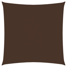 Vidaxl barna négyzet alakú oxford-szövet napvitorla 6 x 6 m (135802)