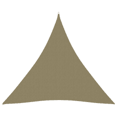 Vidaxl bézs háromszögű oxford-szövet napvitorla 3 x 3 x 3 m (135170)