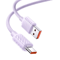 Mcdodo CA-3655 USB-A apa - USB-C apa 2.0 Adat és töltő kábel - Lila (2m) (CA-3655)