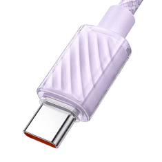 Mcdodo CA-3655 USB-A apa - USB-C apa 2.0 Adat és töltő kábel - Lila (2m) (CA-3655)