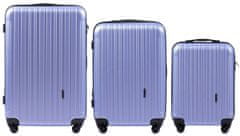 Wings 3 db Wings Suitcase készlet L,M,S, világoslila