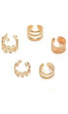 Dollcini Dollcini, 33 db fülbevaló és gyűrű, ötvözet fülbevaló, gyűrű, arany, arany