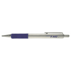 Zebra F402 Nyomógombos kék golyóstoll - 0,24 mm/Kék (45842)
