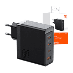Mcdodo CH-5140 GAN 3xUSB-C / USB-A Hálózati töltő - Fekete (100W) (CH-5140)
