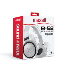 Maxell HP-BTB52 BT Wireless/Vezetékes Headset - Fehér (52046WH)