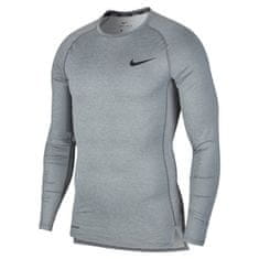 Nike Póló kiképzés szürke S Pro Top Compression Crew