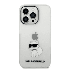Karl Lagerfeld Apple iPhone 14 Pro Max tok átlátszó (KLHCP14XHNCHTCT) (KLHCP14XHNCHTCT)