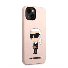 Karl Lagerfeld Liquid Ikonik NFT Apple iPhone 14 szilikon hátlap tok rózsaszín (KLHCP14SSNIKBCP ű (KLHCP14SSNIKBCP)