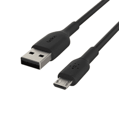 Belkin BoostCharge USB-A - Micro-USB kábel 1m fekete (CAB005bt1MBK) (CAB005bt1MBK)