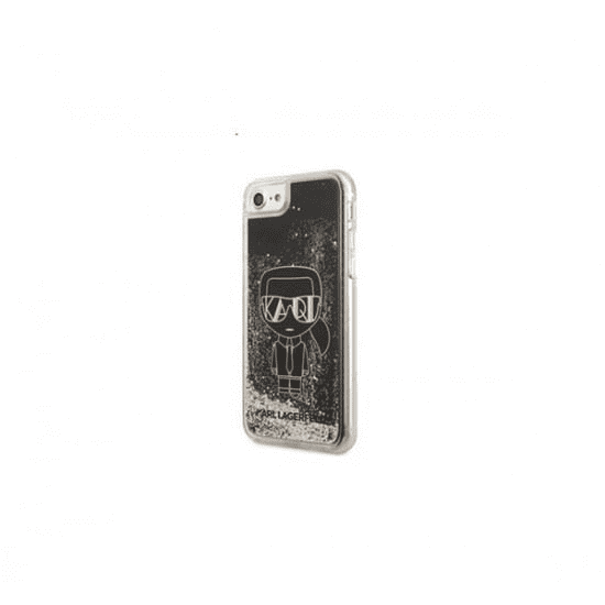 Karl Lagerfeld Apple iPhone SE 2022/2020/8/7 Liquid Glitter Gatsby tok fekete (KLHCI8LGGKBK) (KLHCI8LGGKBK)