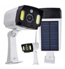 Foxter 2538 Dummy kamera LED napelemes, mozgásérzékelő 20 W fehér