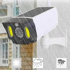 Foxter 2538 Dummy kamera LED napelemes, mozgásérzékelő 20 W fehér