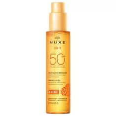Nuxe Bronzosító napvédő olaj arcra és a testre SPF 50 Sun (Tanning Oil For Face And Body) 150 ml