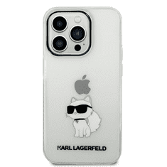 Karl Lagerfeld IML Choupette NFT Apple iPhone 14 Pro hátlap tok átlátszó (KLHCP14LHNCHTCT) (KLHCP14LHNCHTCT)