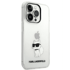 Karl Lagerfeld IML Choupette NFT Apple iPhone 14 Pro hátlap tok átlátszó (KLHCP14LHNCHTCT) (KLHCP14LHNCHTCT)