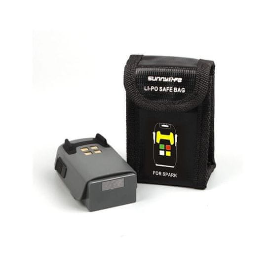 YUNIQUE GREEN-CLEAN LiPo akkumulátor biztonsági táska, 1 darab, tűzálló és robbanásbiztos, mérete 50x45x80 mm | DJI Spark RC akkumulátorhoz ideális