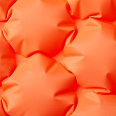 Vidaxl narancssárga kétszemélyes önfelfújó kempingmatrac párnákkal 4007100