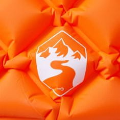 Vidaxl 1 személyes narancssárga felfújható kempingmatrac párnával 4007109