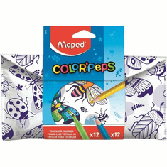 Maped Color'Peps színezhető tolltartó - Mintás (984729)