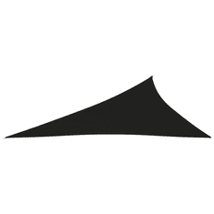 fekete háromszögű oxford-szövet napvitorla 4 x 5 x 6,4 m