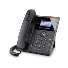 HP Poly Edge B10 VoIP Telefon + Tápegység - Fekete (84C19AA#ABB)