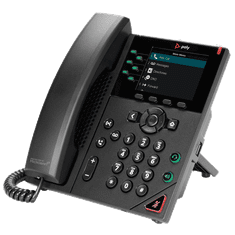 HP Poly VVX 350 Business VoIP Telefon - Fekete