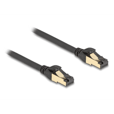 DELOCK S/FTP CAT7 Patch kábel 1m - Fekete (80248)