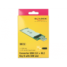 DELOCK 63446 USB 2.0 A - M.2 B + SIM Slot Konverter (63446)