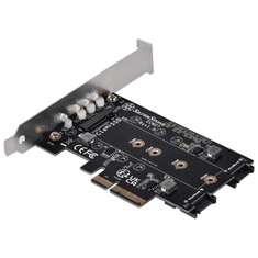 SST-ECM27 Belső M.2 port bővítő PCIe kártya (SST-ECM27)