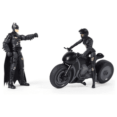 Spin Master DC Batman Figura szett - Batman és Selina Kyle motorral (6060832)
