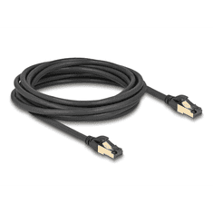 DELOCK S/FTP CAT7 Patch kábel 5m - Fekete (80251)