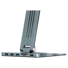 Yenkee YSN 03 TASK 15,6" Laptop állvány + HUB - Ezüst (YSN 03)