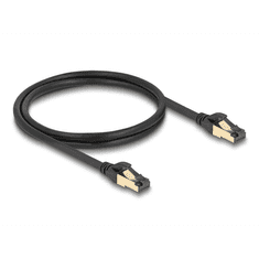 DELOCK S/FTP CAT7 Patch kábel 1m - Fekete (80248)
