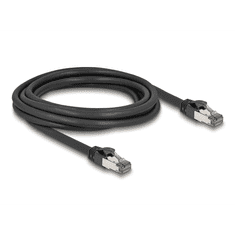 DELOCK U/FTP CAT6A Patch kábel 3m - Fekete (80242)