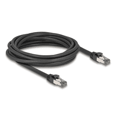 DELOCK U/FTP CAT6A Patch kábel 5m - Fekete (80243)