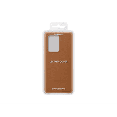 SAMSUNG EF-VG988 Galaxy S20 Ultra gyári Bőrtok - Barna (Bontott) (EF-VG988LAEGEU/bontott)