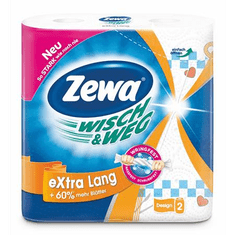 Zewa Wisch&Weg extra lang Háztartási papírtörlő 2 rétegű - 2 tekercs (42830/39620)