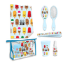 Kids Euroswan Jégkrém mintás neszesszer szett átlátszó táskában (5 darab) (KL10056)