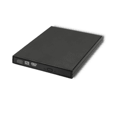Qoltec External DVD RW recorder USB 2.0, Black (51858)