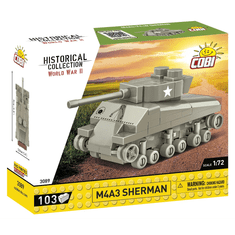Cobi Blocks HC M4A3 Sherman Tank 103 darabos építőkészlet (3089)