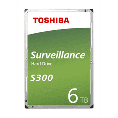 TOSHIBA 6TB Surveillance S300 SATA3 3.5" HDD (HDWT360UZSVA)
