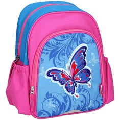 Spirit Spirit: Pillangós lekerekített ovis hátizsák - Rózsaszín/kék (407073)