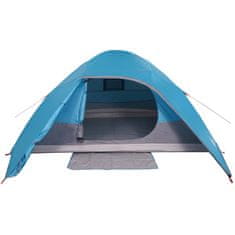 Vidaxl 6 személyes kék vízálló kupolás családi sátor 94724