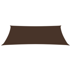 Vidaxl barna téglalap alakú oxford-szövet napvitorla 2,5 x 5 m (135814)