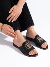 Amiatex Női papucs 108149 + Nőin zokni Gatta Calzino Strech, fekete, 40