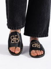 Amiatex Női papucs 108149 + Nőin zokni Gatta Calzino Strech, fekete, 40