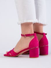 Amiatex Női szandál 108151 + Nőin zokni Gatta Calzino Strech, rózsaszín árnyalat, 36